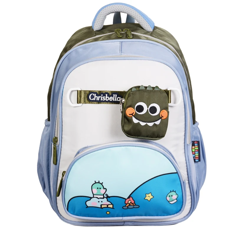کوله پشتی مدرسه برند کریس بلا مدل دایناسور خندان